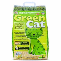 GreenCat Kattegrus Lavet af 100% Organiske Råmaterialer 24 Liter